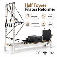 Système de demi-tourneuse Pilates en aluminium pour studios commerciaux, salles de sport, centres de fitness et entraînement professionnel