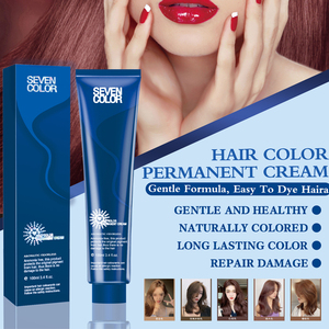 SEVEN COLOR Crema Colorante per <span class=keywords><strong>Capelli</strong></span> Naturale Senza Stimolazione Professionale Colori Ricchi Tinta per <span class=keywords><strong>Capelli</strong></span> - Product Image 4