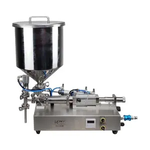 台式旋转泵灌装机10毫升，带陶瓷泵，用于化妆品液体奶油灌装
