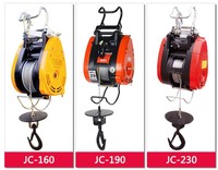 Treuil électrique micro King Kong 220V en gros, treuil de suspension portable à double trou, treuil de levage télécommandé