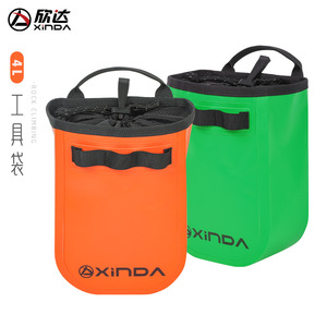 กระเป๋าเครื่องมือกลางแจ้งซินดาแบบพกพา รูปตัวยู สีเขียว สำหรับจัดเก็บอุปกรณ์ปีนเขา - Product Image 5
