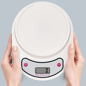 5kg /11lb 방수 스마트 영양 전자 디지털 주방 저울 휴대용 음식 저울 PP 볼 포함 - Product Image 3