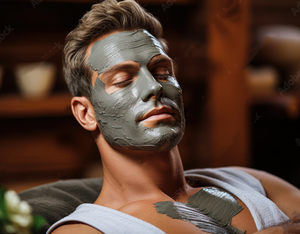 Etiqueta privada Hombres Mar Muerto Máscara de barro Control Aceite Reducir los poros <span class=keywords><strong>Exfoliante</strong></span> Desintoxicación Pore Clean Face Máscara de barro para todos los tipos de piel - Product Image 5