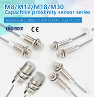 Capteurs de proximité capacitifs métalliques Balluff IFM Autonics M8 M12 pour M18 M30 PNP DC pour machines d'emballage