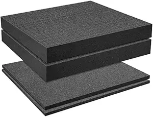 OEM Pick Apart Foam Insert Pluck Foam Pluck Pré Cube Sheet Foam com Bottom Use for Board Game Box Cases Storage Drawer