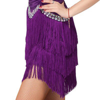 En gros, franges en polyester de 15 cm, pampilles latines chiffrées de 6 pouces, multicolores, franges en polyester pour la danse de 6 pouces, garniture en franges chainette et dentelle