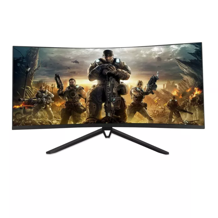 Fabriek Direct 24 27 32 34 Inch Gebogen Scherm 3440*1440 144Hz Desktop Gaming Monitor