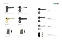 Porte intérieure WPC OEM ODM minimaliste, écologique, ignifuge, étanche, anti-termites, avec panneau gravé pour villas et supermarchés