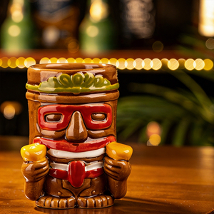 Taza <span class=keywords><strong>de</strong></span> Cerámica con Diseño Tiki Personalizado Creativo al por Mayor, Taza Tiki Hawaiana con Diseño Tropical Novedoso, Reutilizable y <span class=keywords><strong>de</strong></span> Grado Alimenticio - Product Image 4