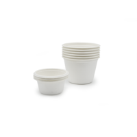 59ml 2oz Wegwerp Compostable Papieren Bekertjes voor Koude Dranken, Snacks, Proefporties, Biologisch Afbreekbaar, Kleine Dompelbekertjes, Camping