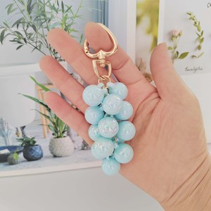Mới Sáng Tạo Hạt Nho Mặt Dây Chuyền Pha Lê Mô Phỏng Trái Cây Trái Tim Mùa Xuân Vòng <span class=keywords><strong>Keychain</strong></span> Mặt Dây Chuyền - Product Image 2