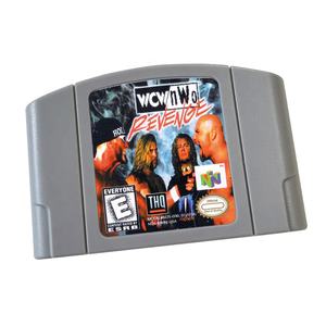 ตลับ N64การ์ดเกมสำหรับ Nintendo 64คอนโซลรุ่น US wcw/<span class=keywords><strong>nwo</strong></span> revenge & Wrestlemania 2000 RPG - Product Image 1