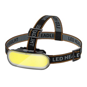 Lampe frontale rechargeable SMILING SHARK COB, projecteur haute intensité, type C, pour la randonnée, le camping, la marche nocturne, le travail - Product Image 1