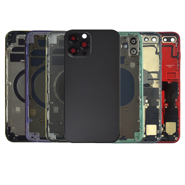 Mobile Phone Middle Frame Back Cover Side Keys Card Tray for iPhone 6 6S 7 8 Plus X XR XS 11 Pro Max 12 Mini 12 Pro 13 Housing