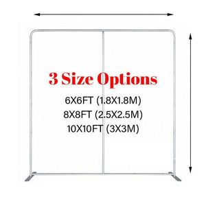 Custom Aluminum Windsock Pop up Display Stand with Backlit <b>Light</b> <b>Box</b> for Exhibition - Product Image 2