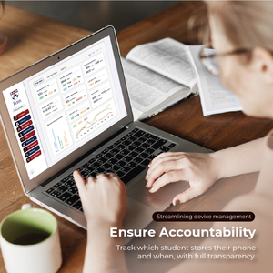 IOT 32 Bay ที่เก็บโทรศัพท์และที่ชาร์จสำหรับกา<span class=keywords><strong>ร</strong></span>บริหารโรงเ<span class=keywords><strong>ร</strong></span>ียนห<span class=keywords><strong>ร</strong></span>ือห้องเรียนห้องสอบพร้อมแพลตฟอร์มที่เชื่อม<span class=keywords><strong>ต</strong></span>่อกับระบบคลาวด์ - Product Image 3