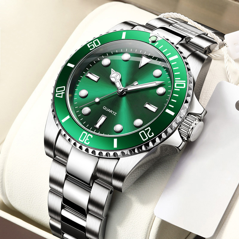 silver Green Dial