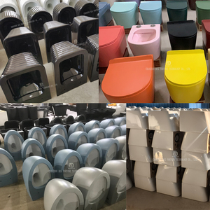 Hiện đại sứ P-trap tường treo nhà vệ sinh gốm phòng tắm nổi treo nhà vệ sinh commode không vành treo tường nhà vệ sinh - Product Image 6