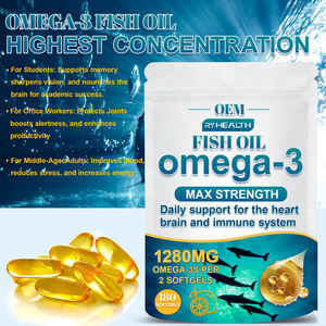 Complément alimentaire à base d'huile de poisson Healthy Care, qualité supérieure, oméga 3 1200 mg EPA + 900 mg DHA, 1000 mg d'oméga 3, gélules molles - Product Image 5