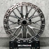 Jantes Bku forgées Beadlock pour Corvette C7 C8 C6 C5 ZR1 Z06 17 18 19 20 pouces, alliage haute résistance 5x120.65