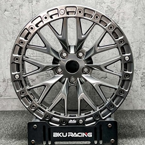 Rines Bku Forged Real Beadlock Drag para <span class=keywords><strong>Corvette</strong></span> C7 C8 C6 C5 <span class=keywords><strong>ZR1</strong></span> Z06 de 17 18 19 20 Pulgadas, Aleación de Alta Resistencia 5x120.65 - Product Image 3