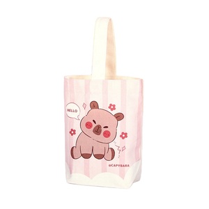<b>Mini</b> Portable Canvas <b>Tote</b> <b>Bag</b> Customized Children's Handbag Birthday & Holiday Gift Handheld Fashion All Seasons - Product Image 1