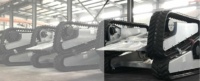 Bersertifikasi ISO9001, Pengalaman 20+ Tahun, Logo Kustom, Harga Pabrik Langsung, Undercarriage Crawler 3 Ton untuk Robot Pemadam Kebakaran