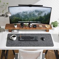 Tapis de bureau en feutre écologique à prix d'usine avec tapis de souris antidérapant intégral, tapis d'ordinateur de bureau pour protection de clavier