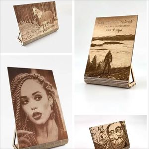 Máquina de Corte Láser de CO2 de 80/100/130/130W, 800*800, Gran Rango de Corte, para Tela, Cuero, Madera, Acrílico - Product Image 5