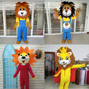 Tenues de <span class=keywords><strong>Lion</strong></span> Animalier de <span class=keywords><strong>Dessin</strong></span> <span class=keywords><strong>Animé</strong></span> pour Événements Commerciaux, Accessoires de Tête, Flyers, Vêtements, Figurines, Poupées de Performance, Accessoires - Product Image 4