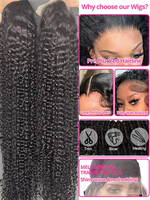 Perruques sans colle en cheveux humains, densité 180%, perruque frontale HD en dentelle, cheveux vierges indiens bruts, perruques SDD vietnamiennes brutes pour femmes noires