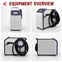 Machine de nettoyage au laser à fibre CKMACHINE 3000W pour l'élimination de la rouille des machines de construction, outil de qualité industrielle pour surfaces métalliques