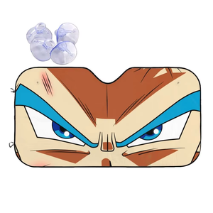Pare-soleil pliable <span class=keywords><strong>Dragon</strong></span> <span class=keywords><strong>Ball</strong></span> <span class=keywords><strong>Z</strong></span> Dragonball Anime 70x130cm en film pour pare-brise de voiture, accessoire de style automobile - Product Image 1