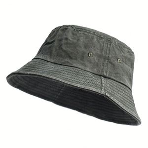 Sombrero de Pescador Simple de Algodón Transpirable con Orificios de Ventilación, Sombrero para Viajes al Aire Libre, Protección Solar, Sombrero de Pescador con Logotipo Personalizado - Product Image 3