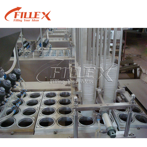 Máquina automática de sellado y lijado para llenado de tazas de salsa de leche y agua de Yogurt - Product Image 1