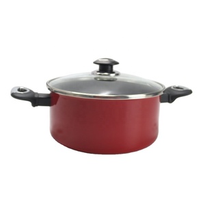 Bếp Không Dính Đồ Nấu Nướng Nội Thất Đen Không Dính Lớp Phủ Bên Ngoài Men Sứ Thép Carbon Nồi Hầm - Product Image 3