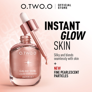 Iluminador Líquido Ligero Hidratante con Brillo 3D de Larga Duración OTWOO, Bronceador y Iluminador Facial Premium - Product Image 2
