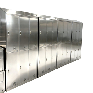 Casiers assemblés en acier inoxydable ZHONGNUO - Écologiques, résistants à la rouille, options de serrure électronique à clé, casier de salle de sport - Product Image 4