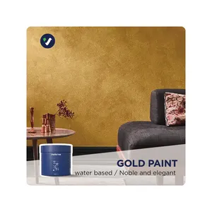 Wanlei yaygın büyük bina dış duvar kullanımı altın boya