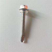 Vis taraudeuses auto-perceuses Vis Teks 1 120Mm Tek Roffing 12X3 2 pouces pour acier épais autotaraudeuses et auto-perceuses croisées
