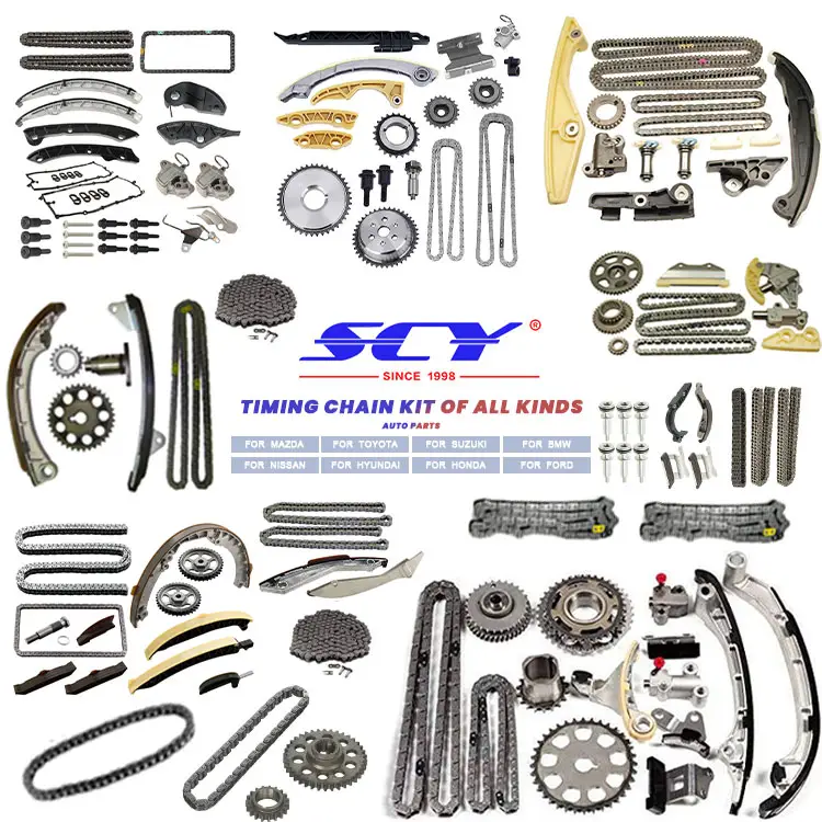 Kit y accesorios de cadena de distribución de sistemas de motor automático para Nissan, Toyota, Mitsubishi, Isuzu, Honda, Suzuki, Mazda, Ford