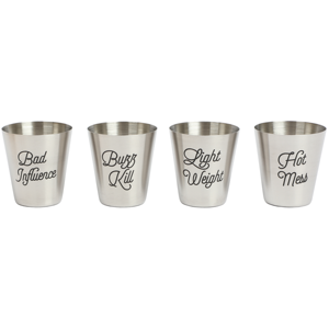 نظارات مخصصة فريدة مطلية بالذهب الأسود المطلية مطلية بالذهب من المعدن أكواب ويسكي صغيرة للبار - Product Image 2