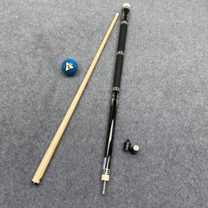 Queue de billard BLUE CARDAMOM 58 pouces avec extension, tube en carbone, fût en érable, embout en ébène, incrustation turquoise, pointe de 12,5 mm - Product Image 5