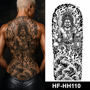 Tatuaggio Temporaneo HF a Forma di Drago Tribale per Uomo, Grande Formato, Impermeabile, Lunga Durata, Arte Corporea, Vendita all'Ingrosso - Product Image 2