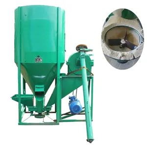 Bán Hot 1 t/h tự động thức ăn gia súc máy nghiền và mixer máy nghiền búa