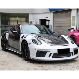 สปอยเลอร์กันชนหน้า/หลังคาร์บอนไฟเบอร์แบบเปียกสำหรับ 911 GT3RS ปี 2016-2018 พร้อมไฟตัดหมอกแบบ Bolt-On ใหม่ เหมาะสำหรับ 991.2 - Product Image 3