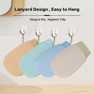 Hangable Japanese Girly Simple Viscose Fiber Body <strong>Bath</strong> Scrub Cute Lace <strong>Trim</strong> Exfoliator - Product Image 1