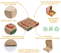 Pochettes isothermes personnalisées avec logo imprimé, en carton ondulé recyclé et biodégradable, imperméables, avec revêtement en aluminium, pour la livraison de plats cuisinés
