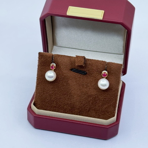 UM Jewelry 18K Solid <b>Gold</b> Freshwater Pearl Stud <b>Earrings</b> Wholesale Unisex/<b>Men</b>/Women Anniversary Daily Wedding Gift - Product Image 3