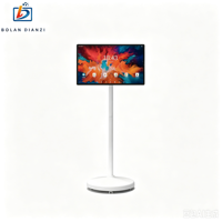 TV Layar Sentuh Pintar 32-Inci Full HD 1080p 60Hz Android dengan CMS Terintegrasi, Tampilan Teks, Mesin Siaran Langsung Warna Putih